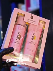  2 جورجينا Miss Lavern بكج ثنائي فخم للعناية بالجسم والعطر Splash معطر 250 مل + Body Lotion مرطب لمسة أ