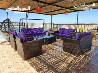  9 شاليه غرفتين نوم افخم اطلالة على سد الوحدة (20 دقيقة شمال اربد)