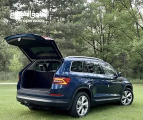  9 سكودا كودياك 2017 مفلل مع بانوراما ودفع رباعي ترخيص وتامين شامل ساري للبيع او البدل