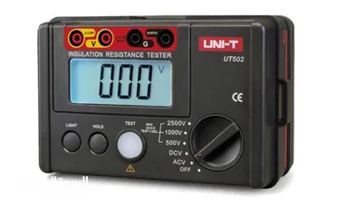  5 يتوفر لدينا جهاز مقاومة العزل (ميجر)  #UNI_T_UT500  1-AC voltage measurement   *يقوم بقياس الجهد