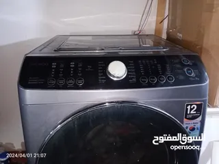  3 Daewoo Washing & Dryer Machine Made In Korea