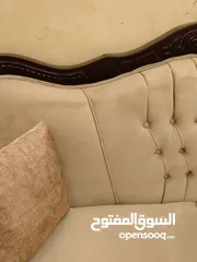  4 #_طقم_كنب_زان_مصري_دمياط9مقاعد_تفصيل كوالتي عالي بحاله الجديد وخشب زان بالكامل ودهان جوزي وقماش جكيا