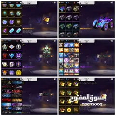  5 حساب لعبه فري فاير للبيع
