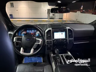  10 F150 Lariat V8 2019 وارد كندي فل مواصفات بدون اي حوادث رادار نقطه عمياء  فورد لاريت