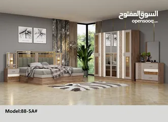  8 BEDROOM SET WITH MATTRESS 7 PCS /غرف نوم مع دوشج ۷ قطع