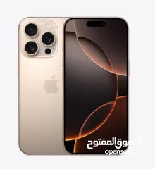  3 ايفون 16 برو ماكس 256 قيقا بايت شرق اوسط iPhone 16 pro max 6.9′′ 256GB Desertا Titanium