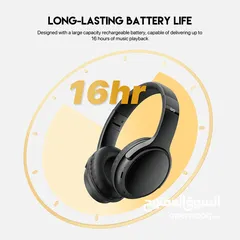  5 Fantech GO MOVE WIRELESS HEADPHONE WH03-BT2  سماعات فانتيك وايرليس شحن