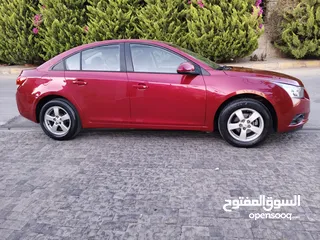  1 شيفروليه كروز 2012 لون خمري اتوماتيك بحاله ممتازه لا تحتاج إلى شيء