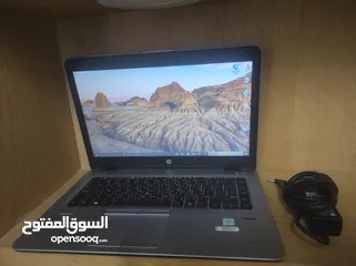  1 لابتوب اتش بي hp elitebook 840 g3 اي فايف الجيل السادس فقط 600 شيكل