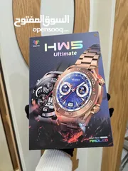  1 استمتع بالأناقة والتكنولوجيا مع ساعة HW5 Ultimate! لا تكتفي بساعة عادية، اقتني ساعة ذكية انيقه.