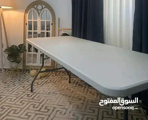  13 طاولة عزايم وسفره طوي عشكل شنته ارجل معدن ثقيل