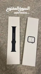  1 ساعة ابل مستعمله شهر بجميع ملحقاتها   apple watch