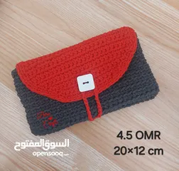  4 شنط كروشيه معمولة يدويا  Handmade crochet bags