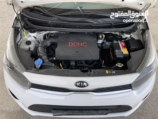  18 كيا بيكانتو وارد شركة كيا الأردن فحص كامل كرت ابيض  محرك 1250 ممشى قليل جدا