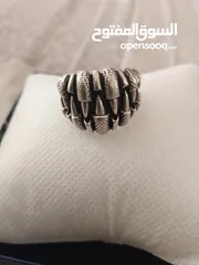  4 خاتم راس جمجمه فضه
