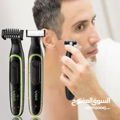  1 ماكينة و شفرة حلاقة 2 في 1  لازم تكون عند كل  شخص  للاماكن الحساسة و للجسم  VGR V-017 الاصلي
