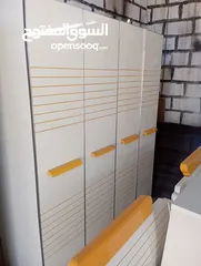  3 غرفه شباب خزانه 4ظرفات+تختين +مكتب مع مكتبه+كومدينا