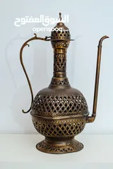  2 Antique Moroccan Brass Coffee pot