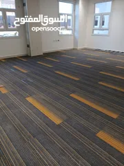  3 أرضيات موكيت Carpet Office وأرضيات باركيه PVC,SPC