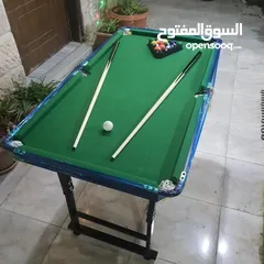  10 بلياردو بقواعد معدنية حجم 4قدم بطول 120سم وعرض 60سم