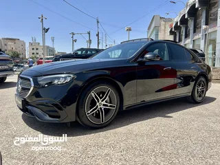  12 مرسيدس E200 AMG بانوراما كت اسود نايت 2024 الشكل الجديد وارد المانيا بحالة الزيرو مميزة