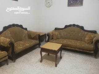  4 كنب  للبيع 7 مقاعد