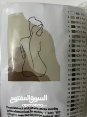  2 بكج لوحات فن تجريدي علاجي