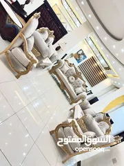  4 عروووووض طقم كنب مصري دمياطي 9مقاعد خشب زان تفصيل ومتوفر 14 مقعد
