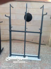  1 ستاندات ملابس حديد تفصيل مقاوم للكسر خاص بمحلات الملابس