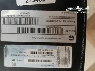  7 ثلث اجهزة كمبيوتر hp مستعملة مع كامل ملحقاتهم  بحالة جيدة جداً