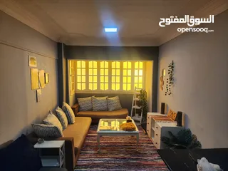  3 شقة للايجار مفروش ف مدينة عباد الرحمن خلف نادي الصيد طريق دائري المعادي