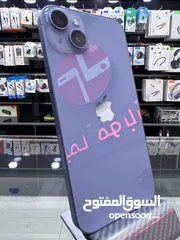  3 iPhone 14 Plus (256) GB ايفون مستعمل  14 بلس بحالة الوكالة مش مفتوح او مصلح او مغير اي شي نهائيا.