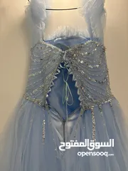  6 فستان سهرة مستعمل لمرة واحدة فقط جديد كليا