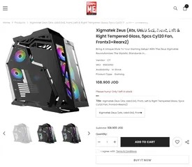 3 xigmatek zeus case  كيس كمبيوتر جيمنج معدني بالكامل مع 8 مراوح تبريد وكنترولر وريموت للتحكم بالاضاءة