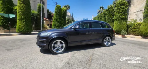  13 كاش أو اقساط من المالك AUDI Q7 2013 SLINE ممشى قليل 3.0cc سوبر تشارج فل كامل أعلى صنف فحص كامل