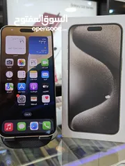  5 Apple Iohone 15 Promax(256GB 15 برو ماكس (256) جيجا وارد الشرق الاوسط