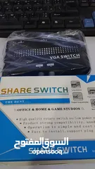  1 Share Switch - vga لربط كمبيوترين بشاشة