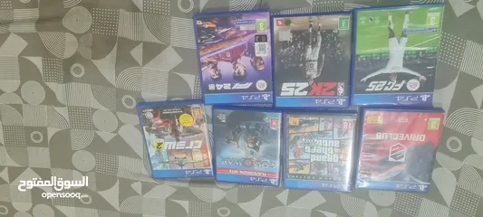  2 playstation 4 slim 500gb with 2 controllers and 7 games