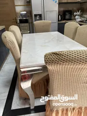  1 ميز طعام مع 6 كراسي