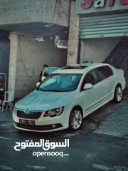  3 سكودا سوبيرب 2014 ديزل ترخيص 2014 فل اضافات مع فتحة سقف / البيع كاش مع امكانية البدل