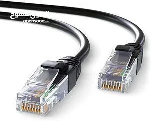  5 CABLE E.NET CAT6a patch cord gray 50M  كابلات انترنت 50M