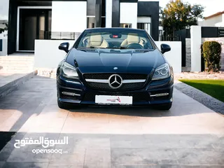  2 MERCEDES-BENZ SLK-200  CONVERTIBLE  GCC  0% DP  LOW MILEAGE