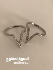  2 طقم خواتم نسائية