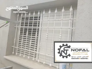  15 حديد دربزينات بوابات حمايات درج معادن ابواب لحام