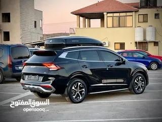  12 كايا سبورتاج  GT Line/2022 فل بدون فتحة سقف  2x4 ///240Hp بنزين + كهرباء  ( Haybrid) 1600cc