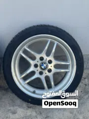  5 رنقات bmw هايلاين مع اطارات جديده