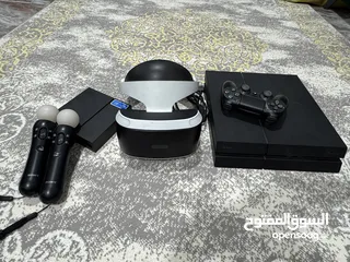  1 عرض نادر جدا ( PS4 مع 3 العاب محبوبه)+( vr نظيف جدا مع جميع ملحقاته) (( اقبل البدل مع PS5 فقط))