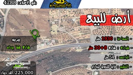  1 رقم الاعلان (4288) ارض تجارية للبيع في منطقة بيرين