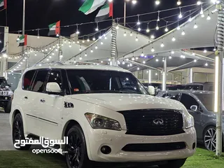  17 انفنتي QX80 / جديدة كليا حالة وكالة بكل ماتعنيه الكلمة / كاملة المواصفات 7 مقاعد لا تحتاج لدرهم واحد