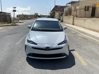  9 تويوتا بريوس تصلح للاعفاءات والجمرك 2022 ماشيه 10 الاف فحص 4 جيد صنف Xle فل كامل